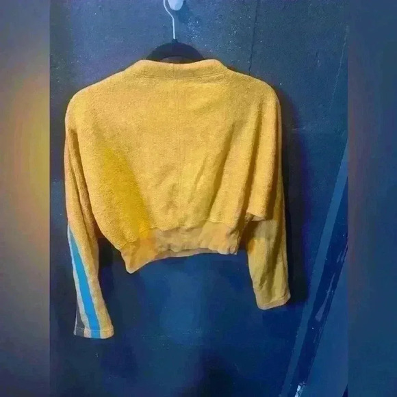 Women’s BDG Yellow Crop Sweatshirt Pullover Small - Picture 3 of 3